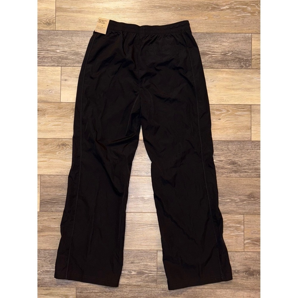 NWT Women's Nike Windrunner High-Waisted Woven Open-Hem Pants - XL - Black - Picture 9 of 11